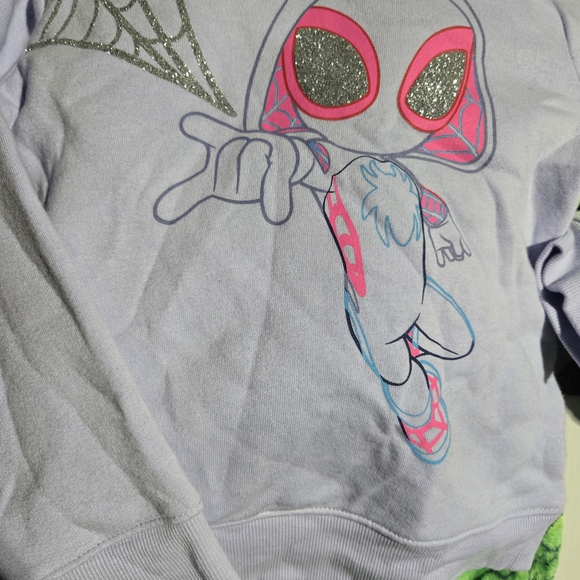 Kohl's Light Purple Spider Hoodie for Kids - Picture 1 of 3